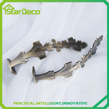 Elegant drapery hooks / curtain rod parts metal curtain hook