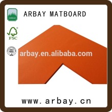 colorful high grade photo frame matboard in frame and uncut mat board