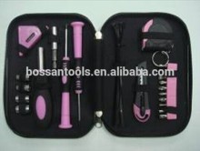 31pcs black bag pink lady tool set