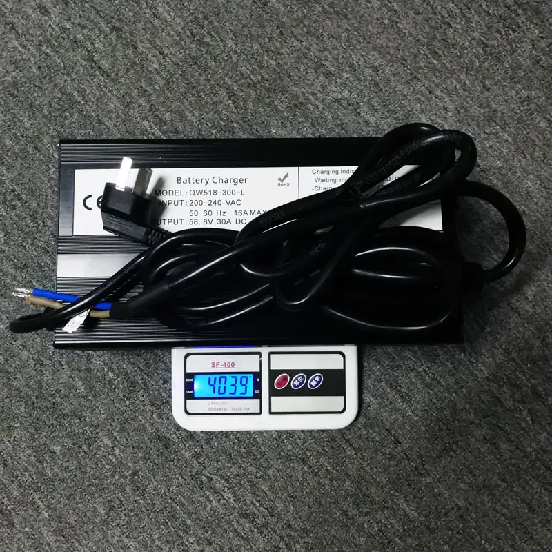 Factory Direct Sale 86.4V 87.6V 15A 1200W Charger for 24s 72V 76.8V LiFePO4 Battery Pack with Pfc