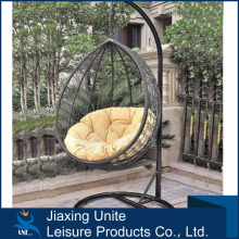 Iron frame hanging chair with stand/hanging egg chair