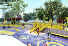 Anti rust works for amusement park facilities