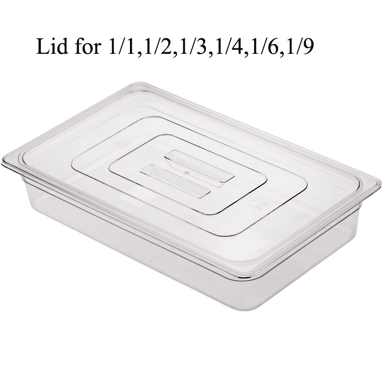 Melamine Food Tray 1/3 GN Plastic Rectangular Buffet Server Gastronorm Food Display Tray