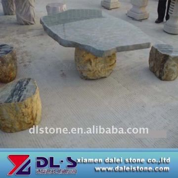 Stone table and chairs