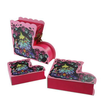 Lovely Christmas Gift Socks Packaging Paper Box