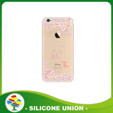 Food grade transparent silicone mobile phone set