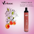 Vape desechable vidge max más sabores de fruta