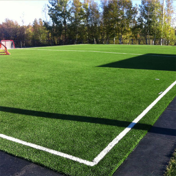 Experiência de grama artificial de campo de futebol