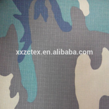 65 Polyester/35 Cotton military digital camouflage ripstop fabric waterproof