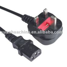 UK computer power cord