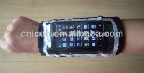 Gym Sport Mobile Phone Wristbands Exercise Reflective Materials