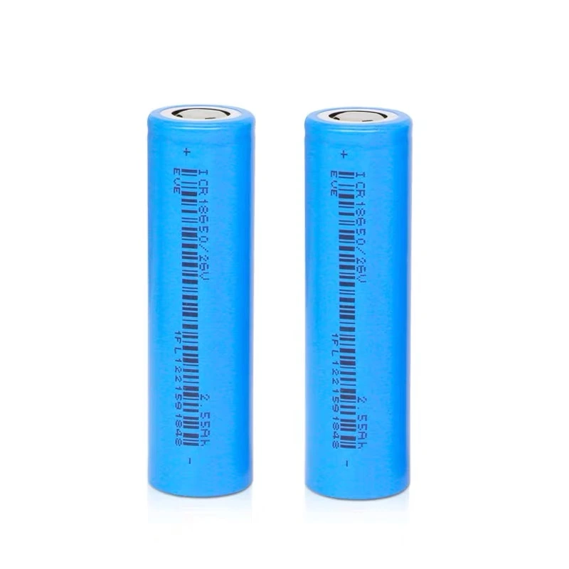 Brand New18650 Lithium Battery 3.7V 2550mAh Lithium Battery