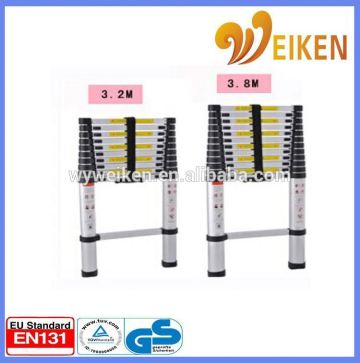 WK-TL11 Aluminium telescopic ladder ladder with wheels