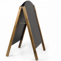 Wooden A-Frame Chalkboards With Rounded Tops