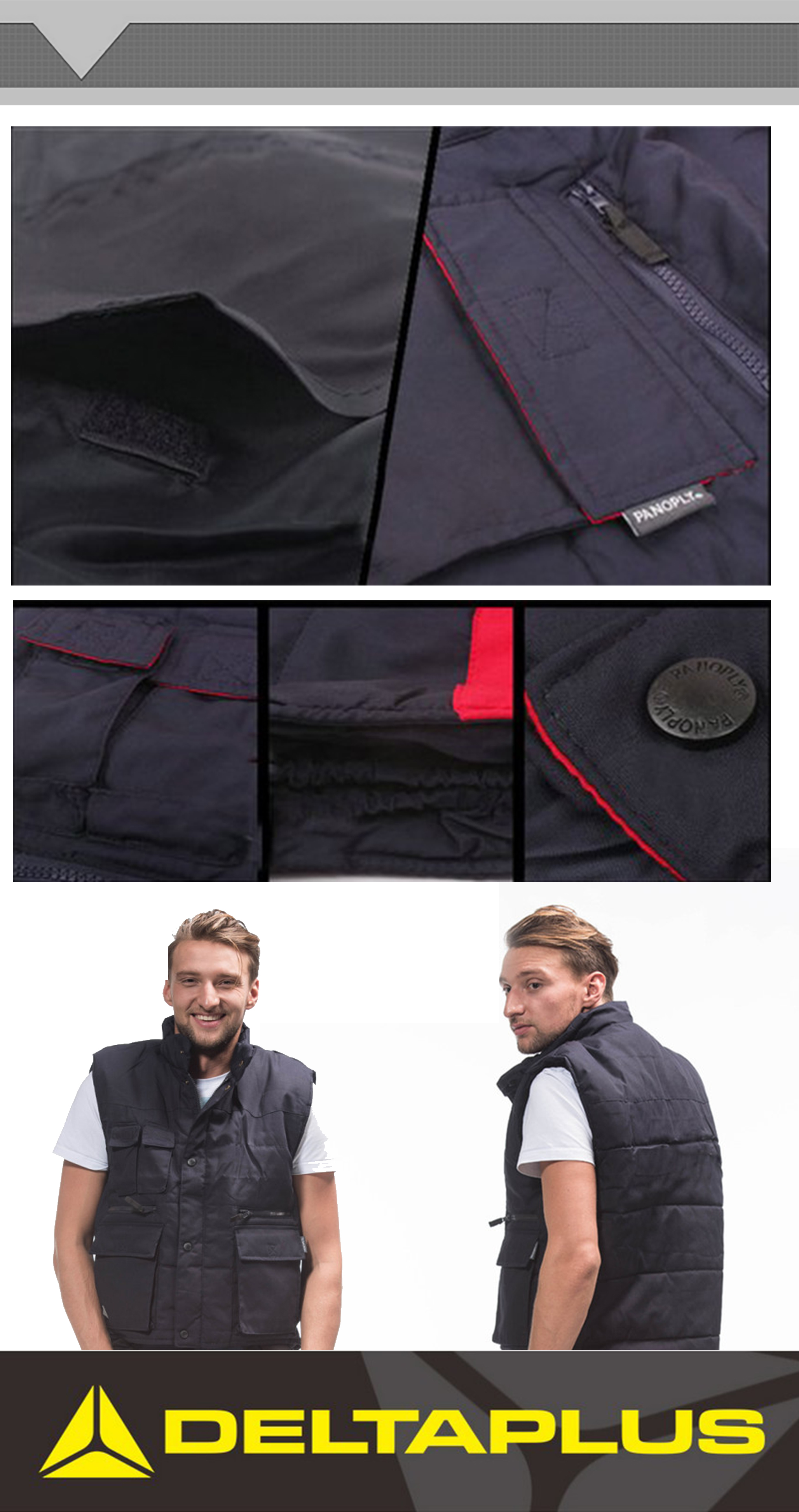 Hot selling good quality cheap work men human multipocket vest