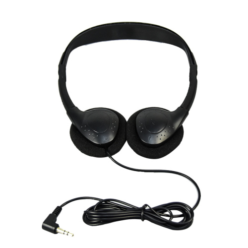 Casque jetable pour avion filaire 3,5 mm 2 prises