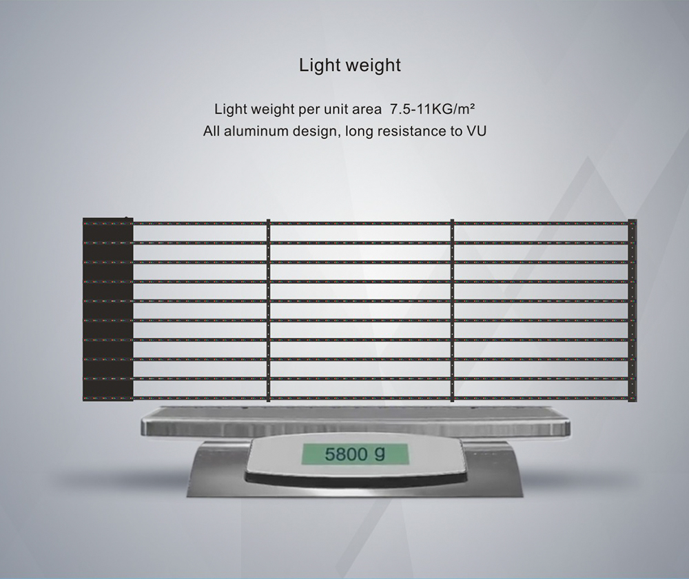 P25-41.6 Tampilan LED tirai grille EMC-B