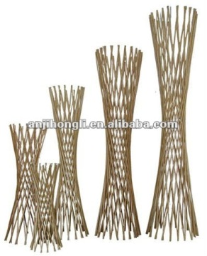 Natural Willow expandable obelisk Border Fence Fencing Screen