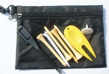 Wholesale golf accessory mix golf tee bag divot tool golf accessory