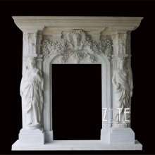 Decorative Granite Marble Door Surround Frame Design With Woman Statue