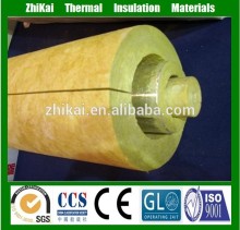 High Temperature Mineral Wool / Glass Wool Pipe Insulation
