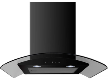 Extractor 60cm Curved Glass Wing