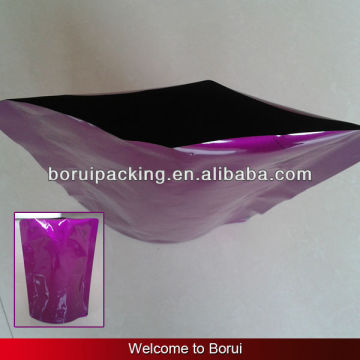 Colorful Aluminium foil bag/bottom gusset bag