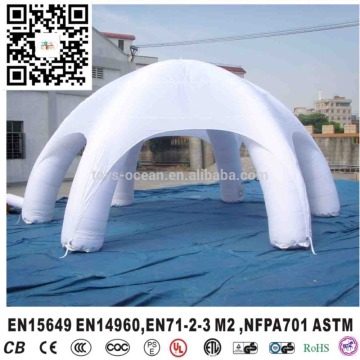 Inflatable white spider tent, white inflatable igloo tent for sale