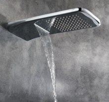 Multifunctional brass concealed shower