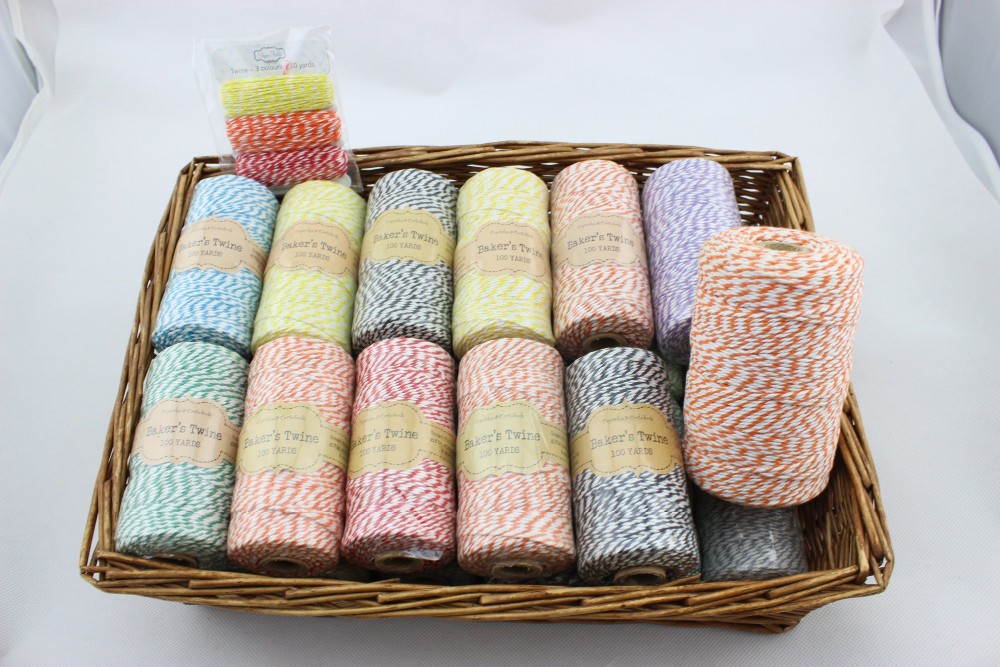 Best Quality Wholesale Colorful butcher's Cotton Bakers Twine