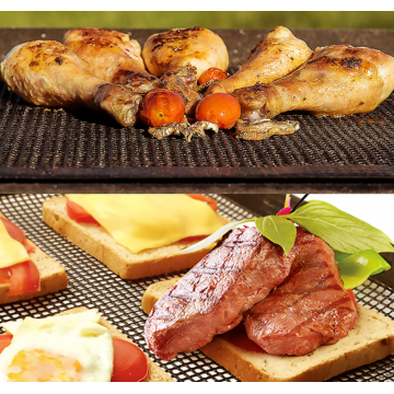 Cấp thực phẩm PTFE không dính than BBQ Grill Mat