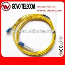 Fiber Optic Patchcord (SC/LC/FC/ST/MU/MTRJ/E2000)