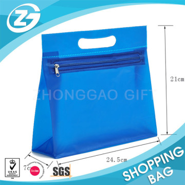 PVC plastic cosmetic bag/ clear cosmetics packaging bag