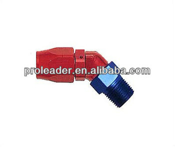 AN fitting CUTTER MALE NPT THREADS 45 degee