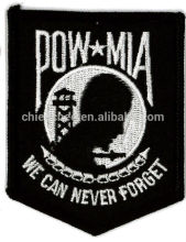 Embroidery Patches - Heat-Seal POW-MIA Memorial Patch (Patch/Emblem/Badge/Label/Crest/Insignia)