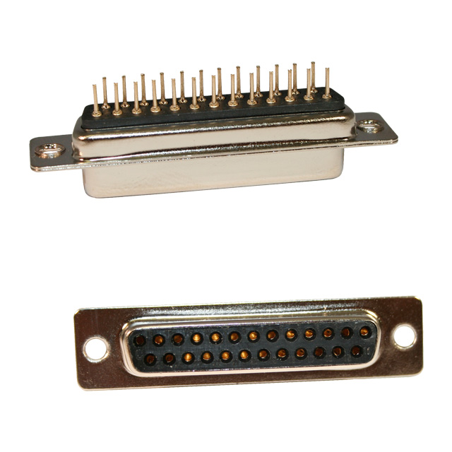 D-SUB KVINNA Rak PCB Machine Pin