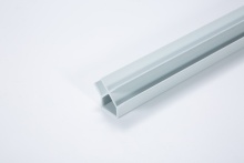 Hard integrated plastic strip for door