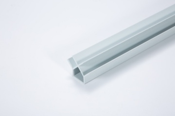 Hard integrated plastic strip for door