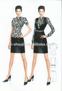 Ladies Cotton Skirt Suit,High Quality Ladies Cotton Skirt Suit,Ladies Formal Skirt Suit
