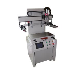 Flat screen printing machine with T-Groove table