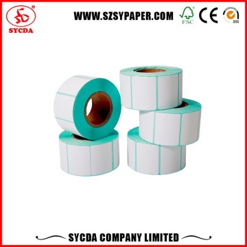 Thermal Printed Self-Adhesive Barcode Label Roll