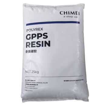 High strength GPPS plastic pellet material
