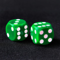 Bescon Colorful Solid Professional Precision Dice Round Corner 9/16" (14.3mm), Solid Colors Precision Backgammon Dice 14.3MM