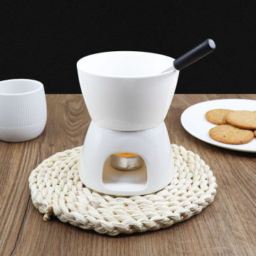 Cheap Price Hot Chocolate Mug With Spoon Cheese Mini Fondue Set