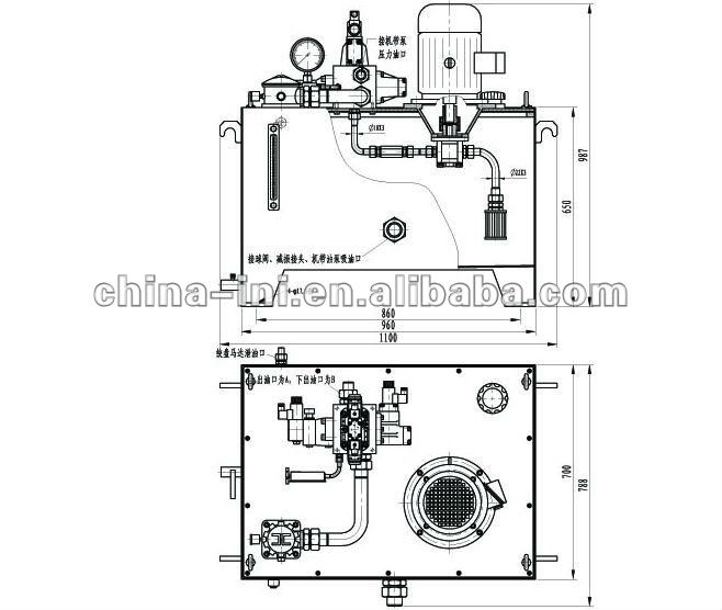 INI power pack hydraulic power unit