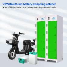 Overhead-Accessible 5-Slot Swapping Station with Batteries