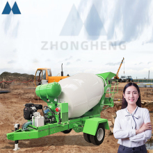2.5 Cubic Meter Self-Mixing Concrete Tank with Trailer - Good Price Concrete Mixing Machine