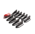 Black Shark Fin Tail Spoiler Decorative Strip