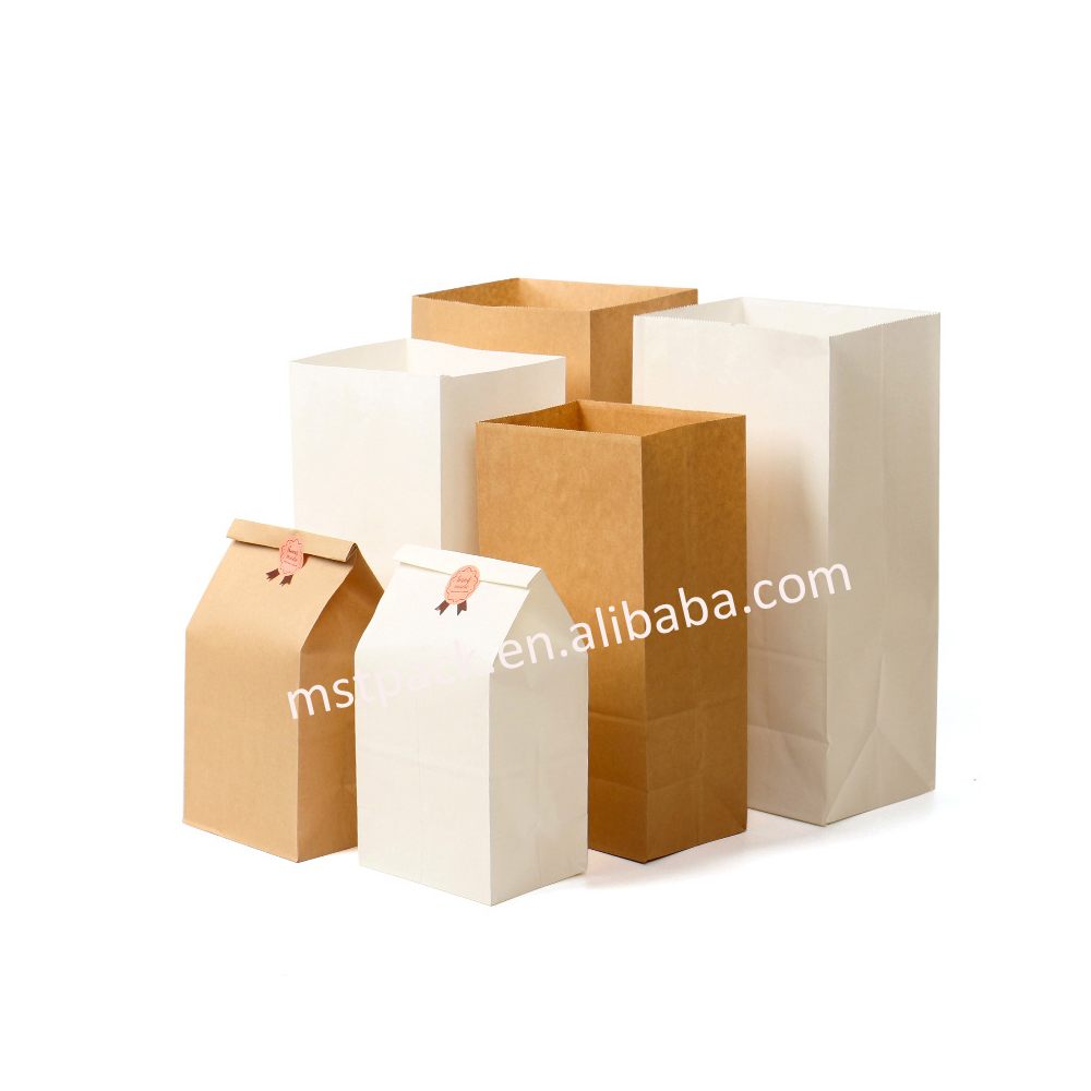 Flat Bottm Kraft Paper Bag