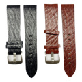 Saddle Leather Bark Grain Watch Strap